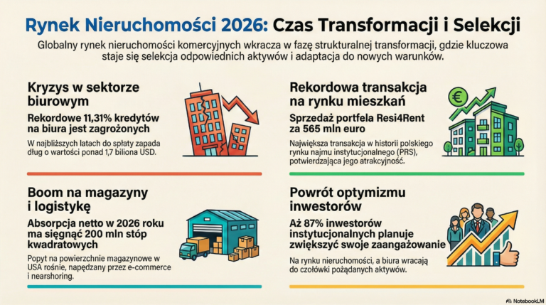 Offices Under Pressure, Warehouses and PRS Benefit: Key Real Estate Trends 2025–2026