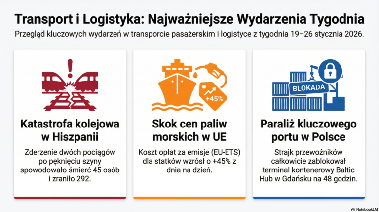 Passenger Transport and Logistics: Ten Key Weekly Trends