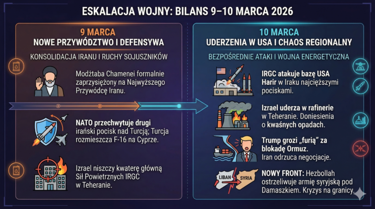 USA–Israel–Iran War: Summary March 9–10, 2026